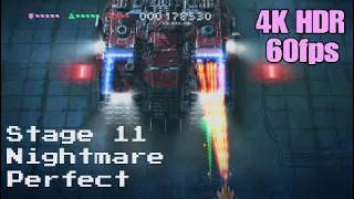 Sky Force Reloaded - Stage 11 Nightmare Perfect (4K HDR 60fps) PS5 🎵 Kalax - Fly With Me