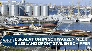 PUTINS KRIEG: Russland sieht Schiffe im Schwarzen Meer als Gegner - USA warnen vor Seeminen