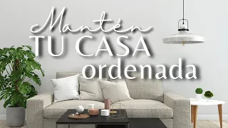 5 Consejos para MANTENER tu casa ordenada | HÁBITOS de ORGANIZACION #organizatucasa #ordenatuhogar