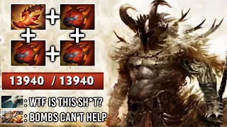 FINAL BOSS IS HERE! 13000 MAX HP Centaur 3x Hearts vs Rapier & Bombs Hard Game Tank All DMG Dota 2