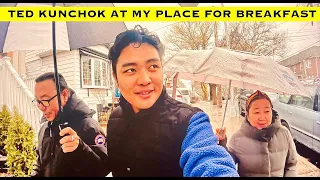 Ted Kunchok visit at my home for Tibetan style breakfast | What a moment | Yaya Tibetan Vlogs Part2