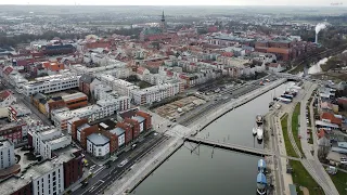 Greifswald - Flug am Museumshafen