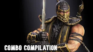 Mortal Kombat 9 Scorpion Combo Compilation