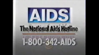 CBS "AIDS Facts for Life" PSA, 1989