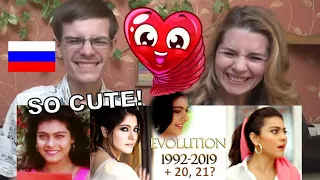 Russian reaction to Kajol Evolution (1992-2019) 😍 | Discussion | Our TOP-5 favourite films!