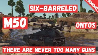 Six barreled M50 Ontos   there are never too many guns in War Thunder
