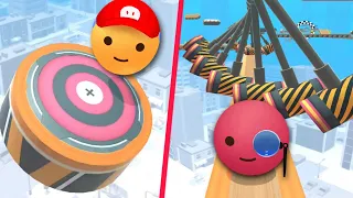 Sky Rolling Ball 🌈Hard Levels Gameplay Android, iOS (Part 30)