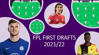 FPL GW1 Team Reveal | Fantasy Premier League 2021/22 Tips