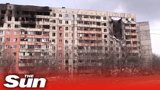 Civilians evacuate war torn city of Mariupol after Russian devastation