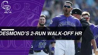 Ian Desmond's walk-off heroics lift the Rockies