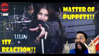 LIVE REACTION to Master of Puppets - Liliac COVER