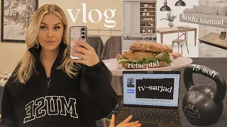 nädala vlog ♡  | trennid, retseptid, kodusisustus jms