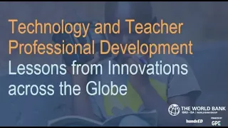 Preview: Key Takeaways from T4T Champions: Technology to facilitate Teacher Professional Development