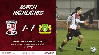 Woking 1 - 1 Yeovil Town | Match Highlights