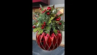 One of the coolest ornament hacks ever! 😮  @michaels #christmas #diy #shorts