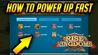 How to Power up Fast! Unlock and Trained T5 Infantry, [ 240 Days Speed ups ] | Rise of Kingdoms