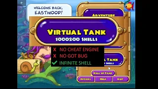 How to get Infinite Shell without get bug (don't need cheat engine or software) Insaniquarium Deluxe