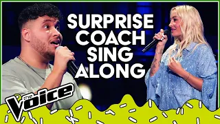 Talent & Coaches SING TOGETHER in the Blind Auditions of The Voice | Top 10