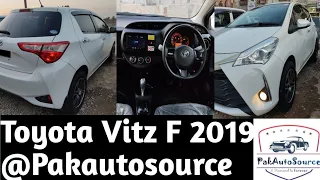 Toyota Vitz F 2019.21 URDU/HINDI @pakautosource