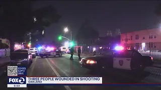 3 shot in Oakland Saturday night, police investigating