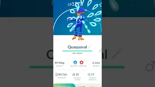 *NEW* QUAQUAVAL Evolution Line in POKEMON GO.