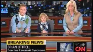 Brian Littrell & Family on Larry King Live talking about Baylee's disease