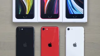 iPhone SE (2020) vs iPhone 8 vs iPhone SE (2016) — распаковка