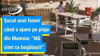 Șocul unei femei când a ajuns pe plaja din Mamaia: ”Mă simt ca bogătașii!”