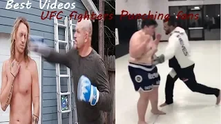 UFC Fighters Punching Fans 2019