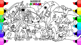 Garten Of Banban New Coloring Pages | How to COLOR ALL MONSTERS and BOSSES