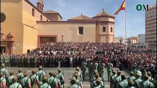 La Legión canta el 'Novio de la Muerte' durante el traslado del Cristo de la Buena Muerte 2023