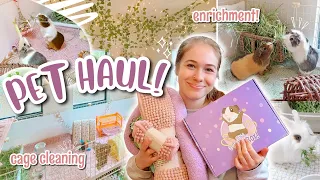 PET VLOG | Supplies Haul, DIY Enrichment, Cage Cleaning + More!