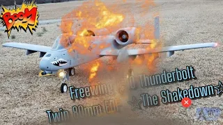 Freewing A-10 Thunderbolt II Twin 80mm EDF Jet ☆The Shakedown ☆