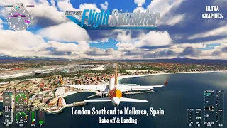 Microsoft Flight Simulator 2020 - Ultra Graphics - RTX 3070 - UK - Spain - Take off - Landing