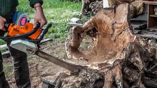 Amazing armchair made from Oak root!