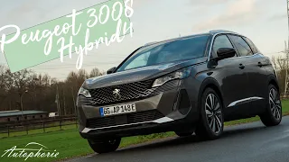 2021 Peugeot 3008 GT Pack HYBRID4 300 e-EAT8 Test: Allrad dank E-Motor [4K] - Autophorie