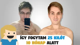 Így fogytam 25kg-ot 10 hónap alatt!