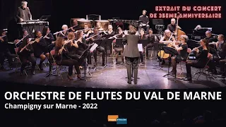 ORCHESTRE DE FLUTES du Val de Marne  - Passepied de Debussy - Concert du 35eme anniversaire.