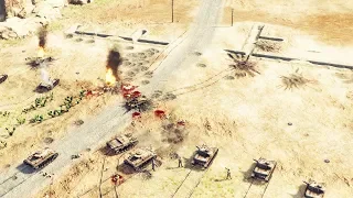 1942 Siege of Tobruk, Panzer Korps & Luftwaffe Advance | Sudden Strike 4 Desert War Gameplay