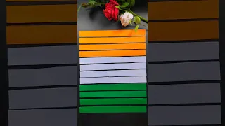Republic Day Craft Ideas 🇮🇳 | Tricolor wall hanging  #shorts #youtubeshorts #viral