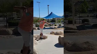 Skating the rocks at my local. #summerly #skateboarding #skatepark #socal #summerlyskatepark #rock