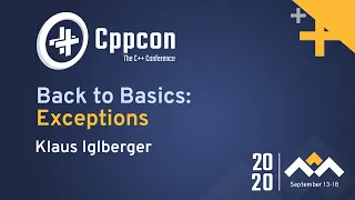 Back to Basics: Exceptions - Klaus Iglberger - CppCon 2020