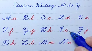 Cursive writing a to z abcd | Cursive abcd | Cursive handwriting abcd |Cursive Capital Small letters