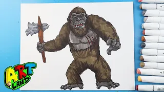 How to Draw Kong | Godzilla x Kong: The New Empire