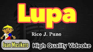 Lupa - Rico J. Puno - HD Videoke/Karaoke (Juan Musikero)