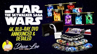 STAR WARS: THE SKYWALKER SAGA - 4K, BLU-RAY, DVD BOX SET Announced & Detailed