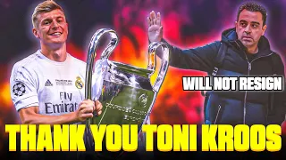 Toni Kroos Leaving Real Madrid & Retiring 🤯 Xavi Will NOT Resign ❌️