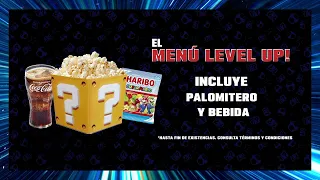 Exclusivo Menú #CINESA de SuperMario Bros Level Up