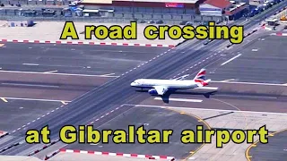 A road crossing at 🇬🇮 Gibraltar airport