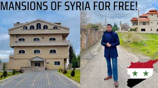 BIG MANSIONS of SYRIA where NO ONE wants to live! NOT EVEN FOR FREE! 🇸🇾